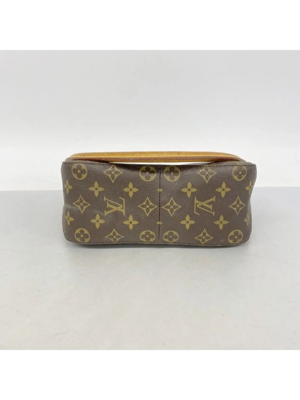 Louis Vuitton Shoulder Bag Monogram Looping MM Brown